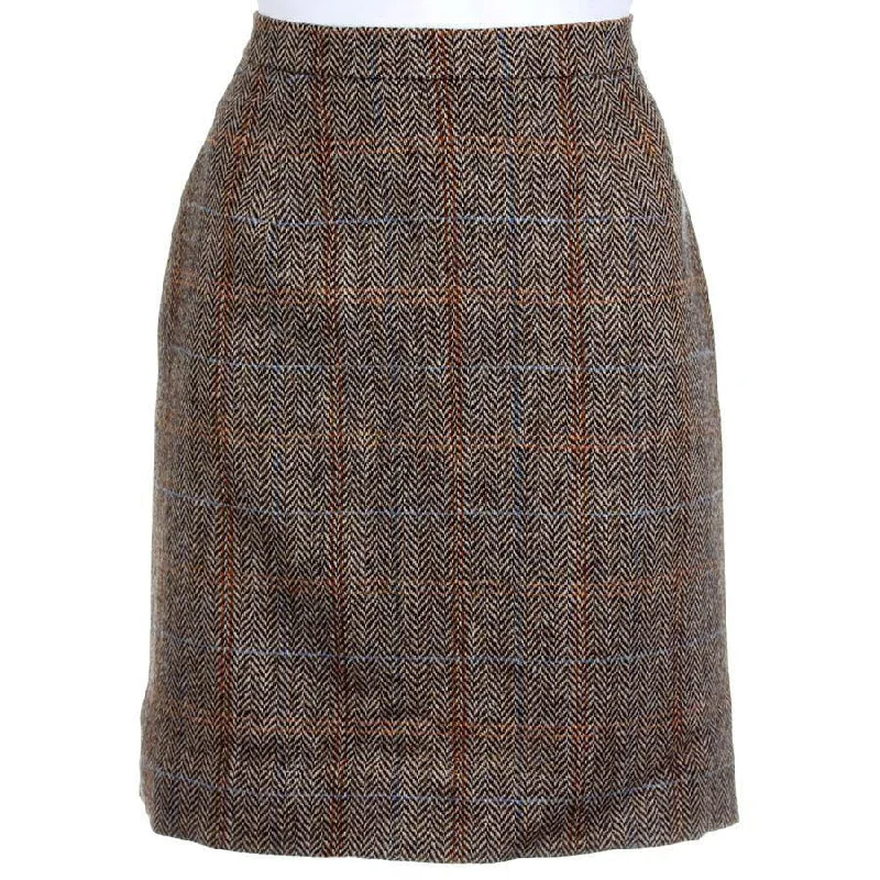 Women's Tweed Straight Skirt - Made to Order linen skirt light